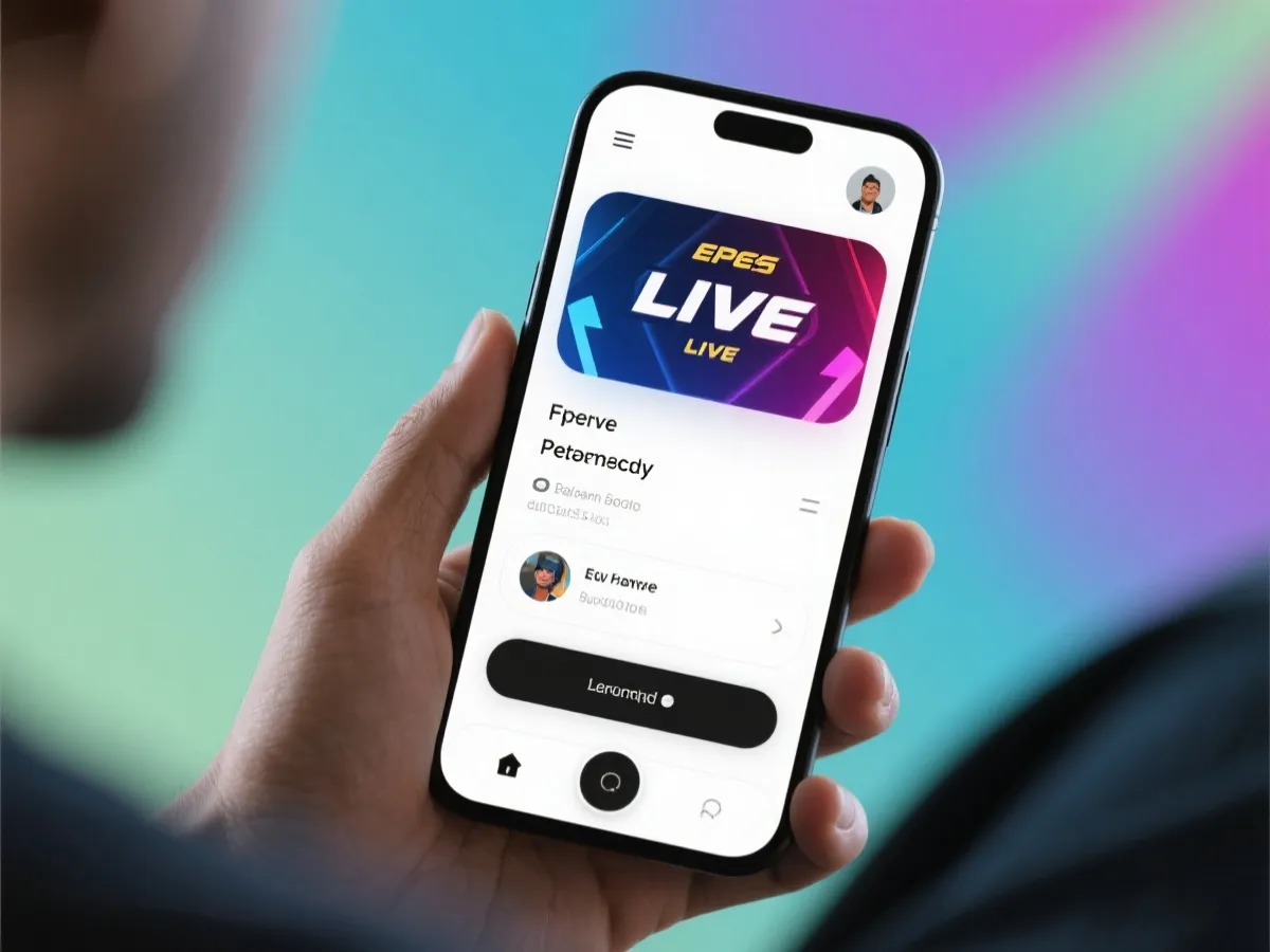 移动端电竞赛事App界面展示